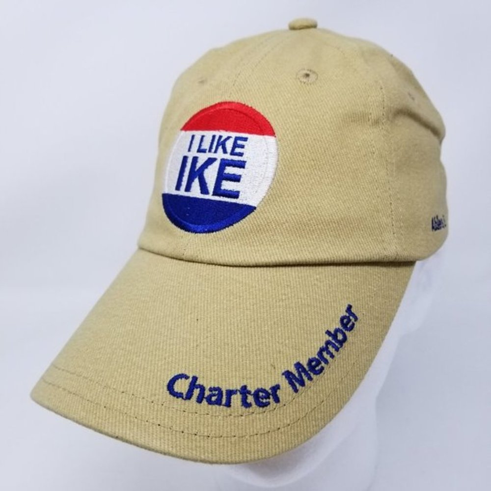 I Like IKE Man's Cap Eisenhower Foundation Member